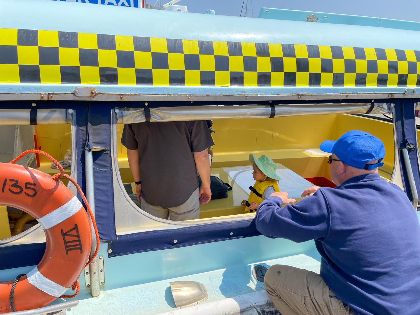 Water Taxi at Kids in Boating Day