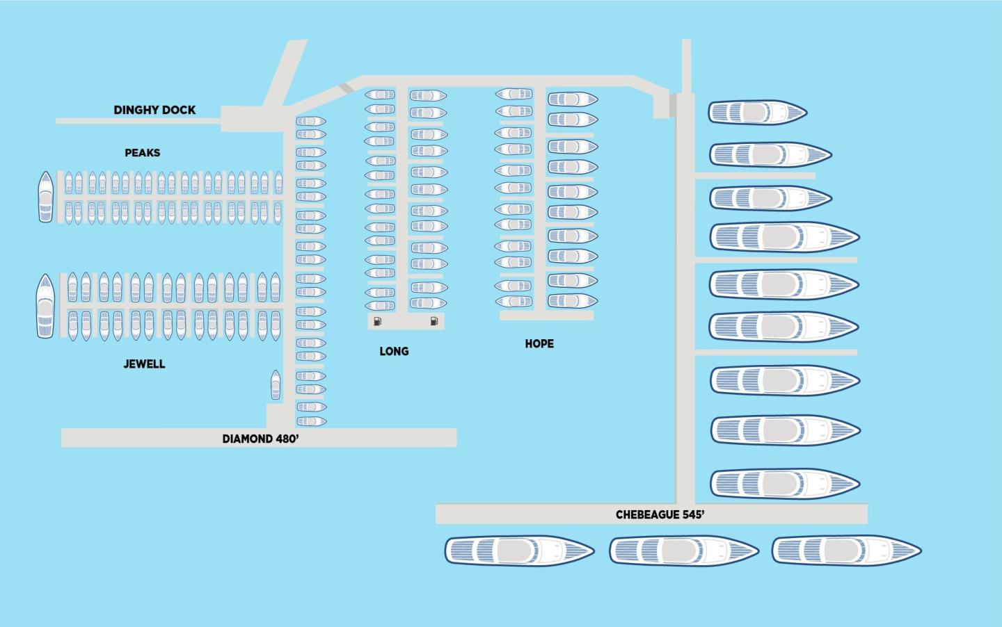 Map of Fore Points Marina