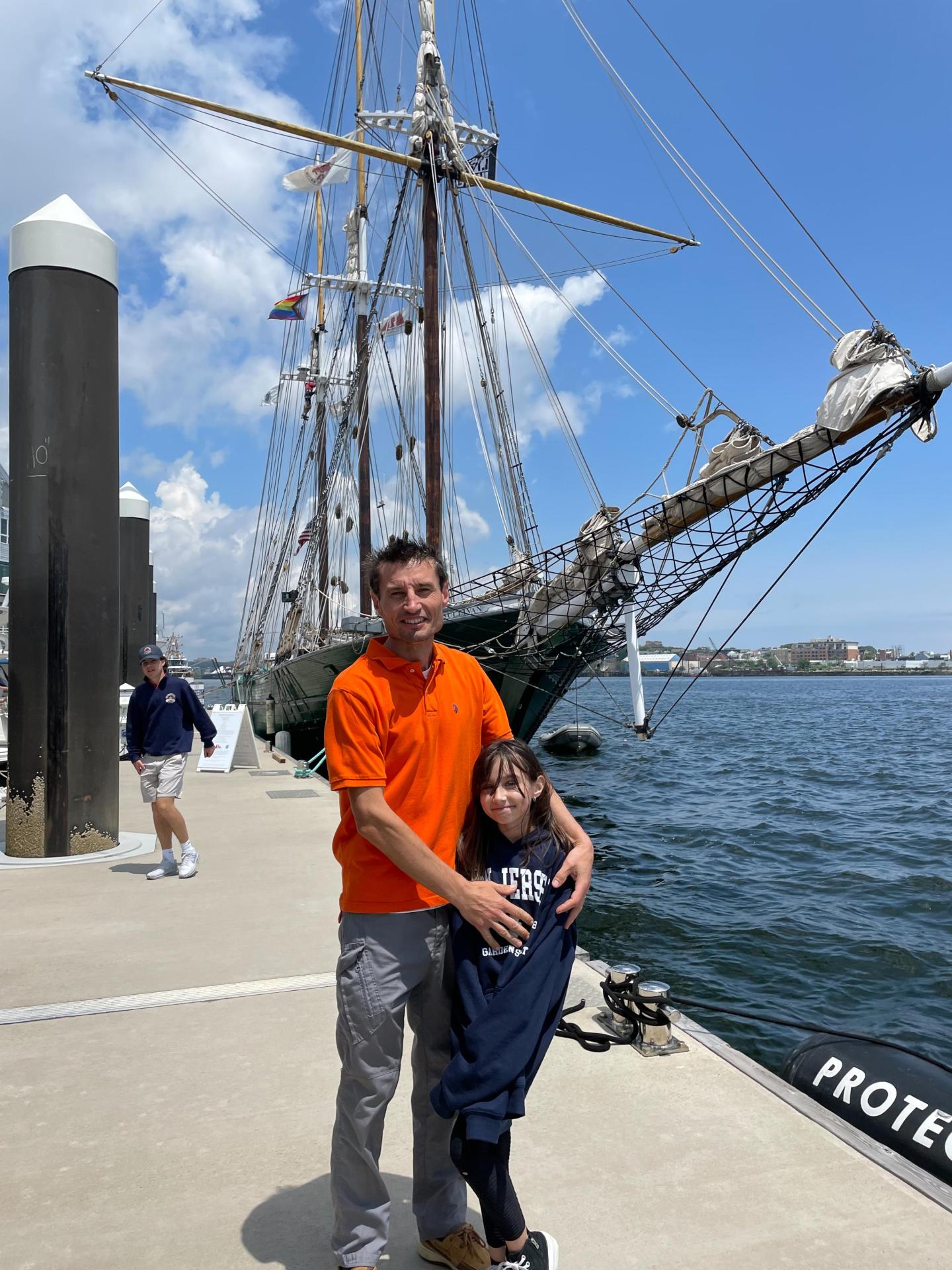 Family at Kids in Boating Day