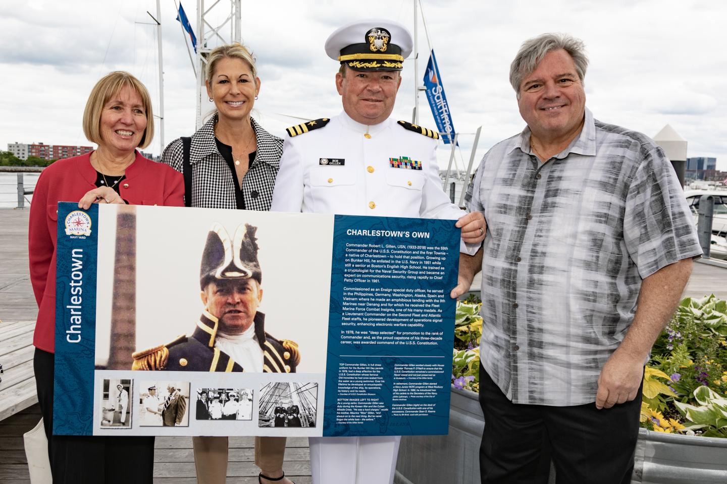 Historical Sign made for former USS Constitution Commander Bob Gillen