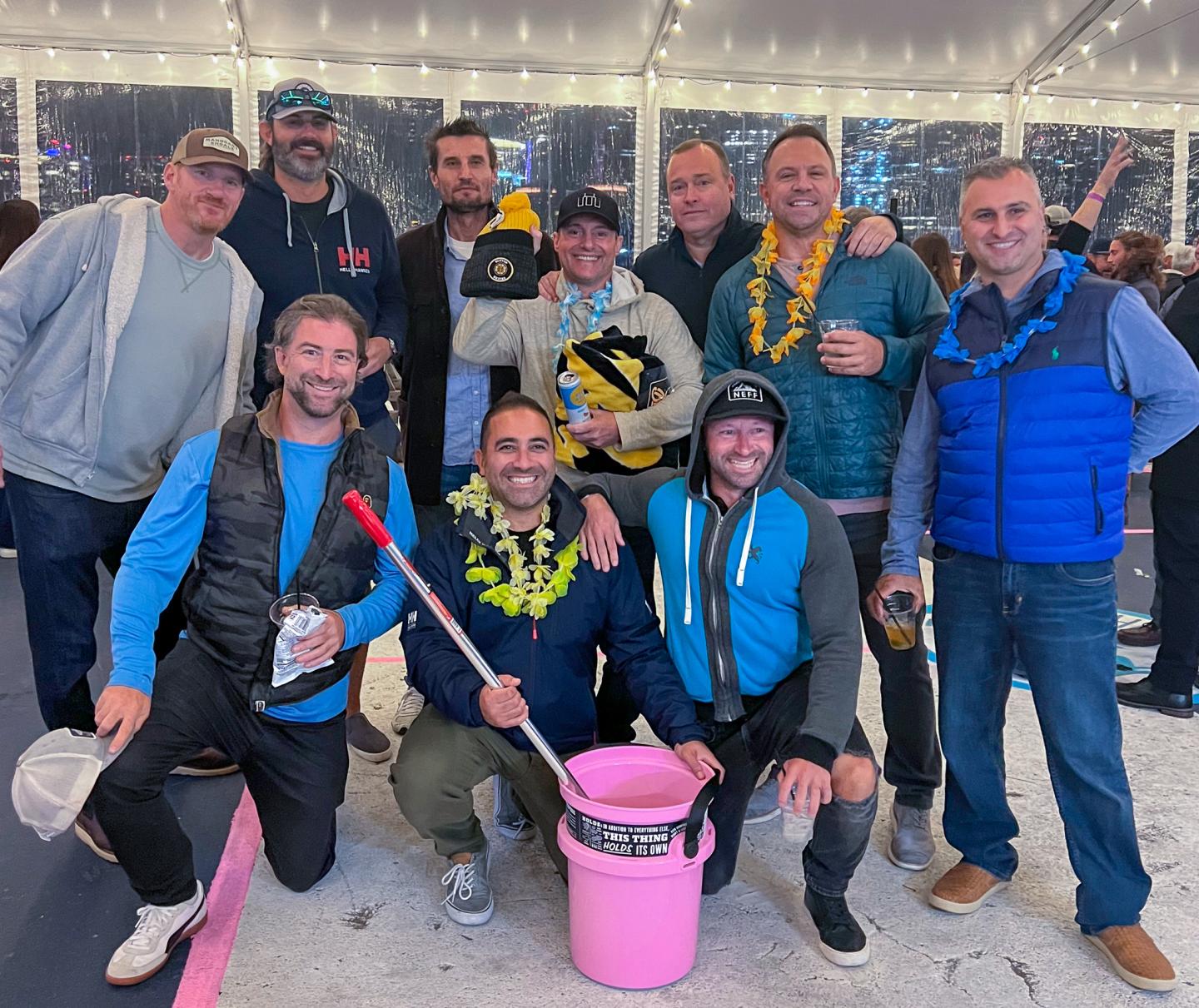 Raffle Winners at the end of season party