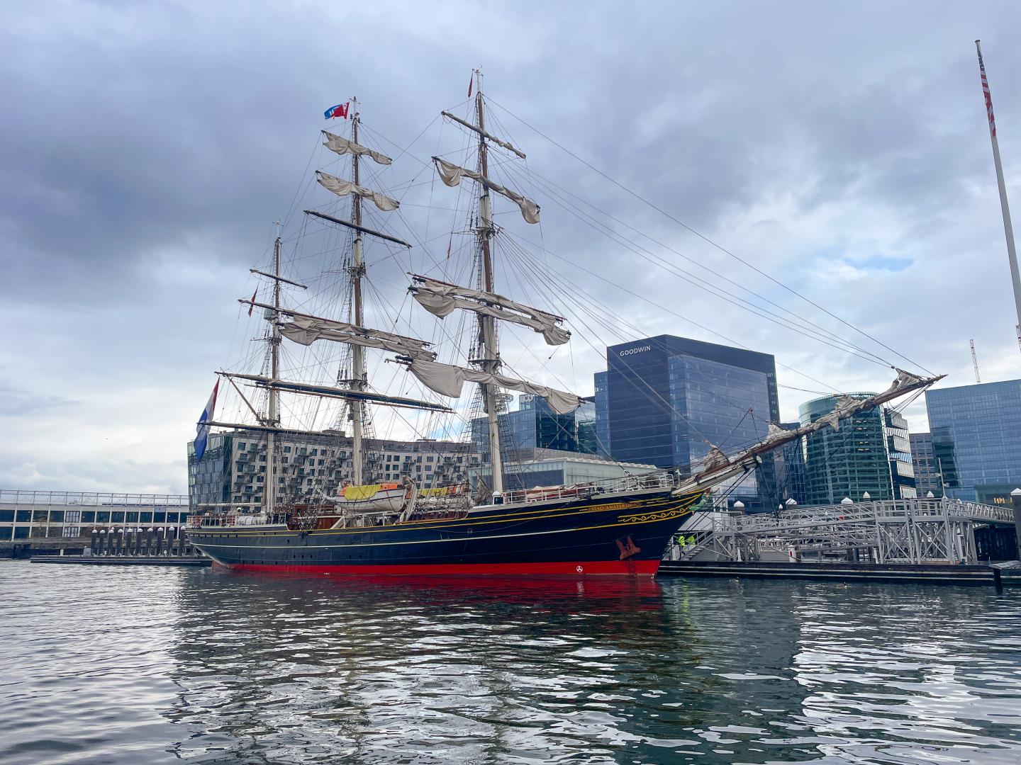 Stad Amsterdam at Fan Pier Marina