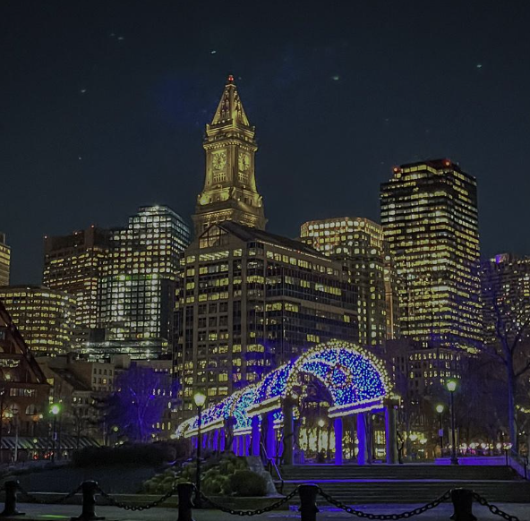 Holiday Lights in Boston