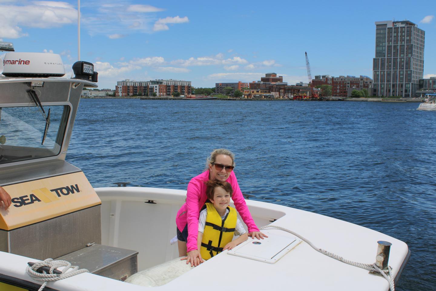 Kids in Boating Day at Charlestown Marina