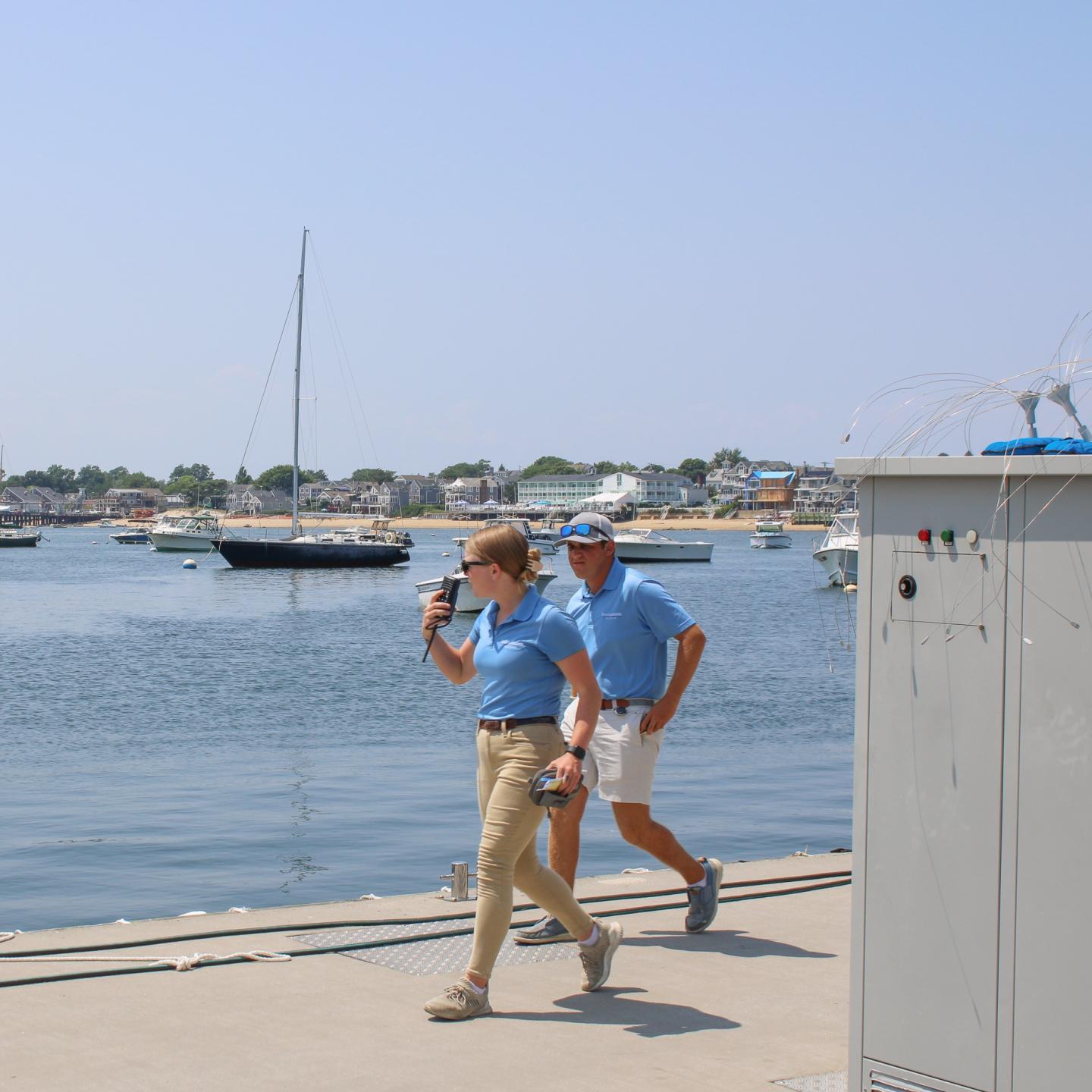 Dock staff at Provincetown Marina