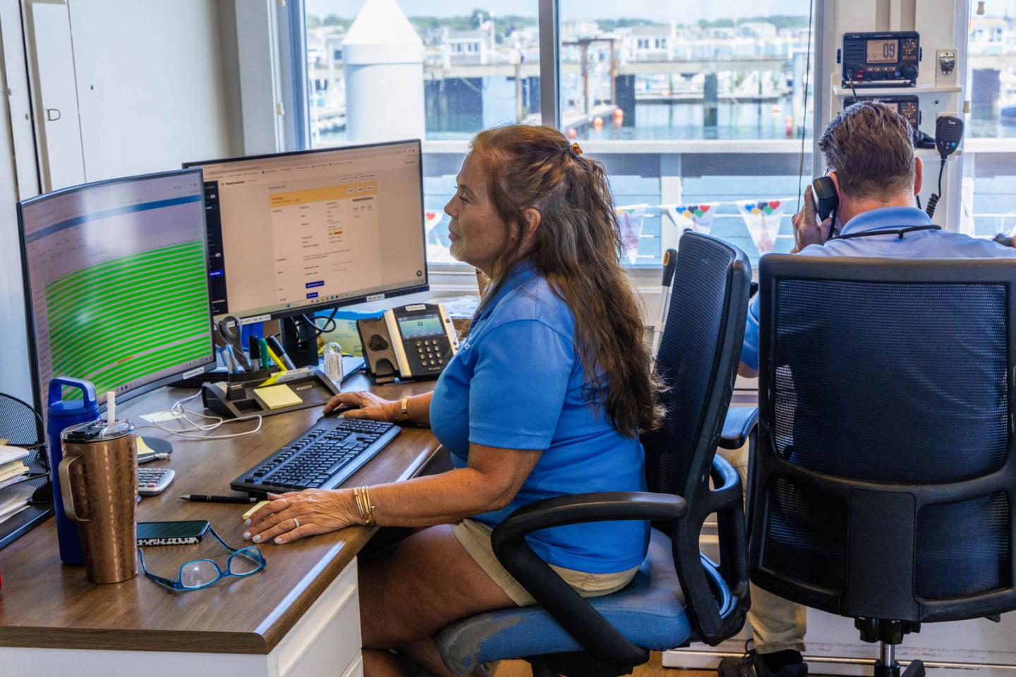 Office staff at Provincetown Marina