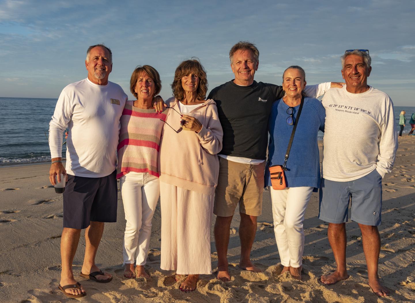 Sunset at the beach in Provincetown
