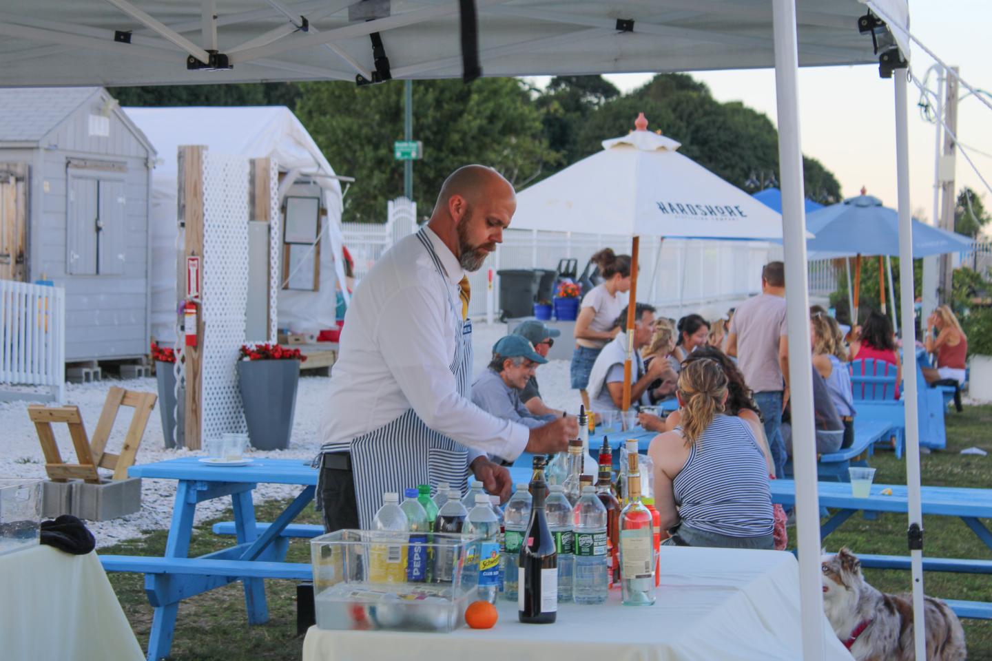 Upland event space at Fore Points Marina