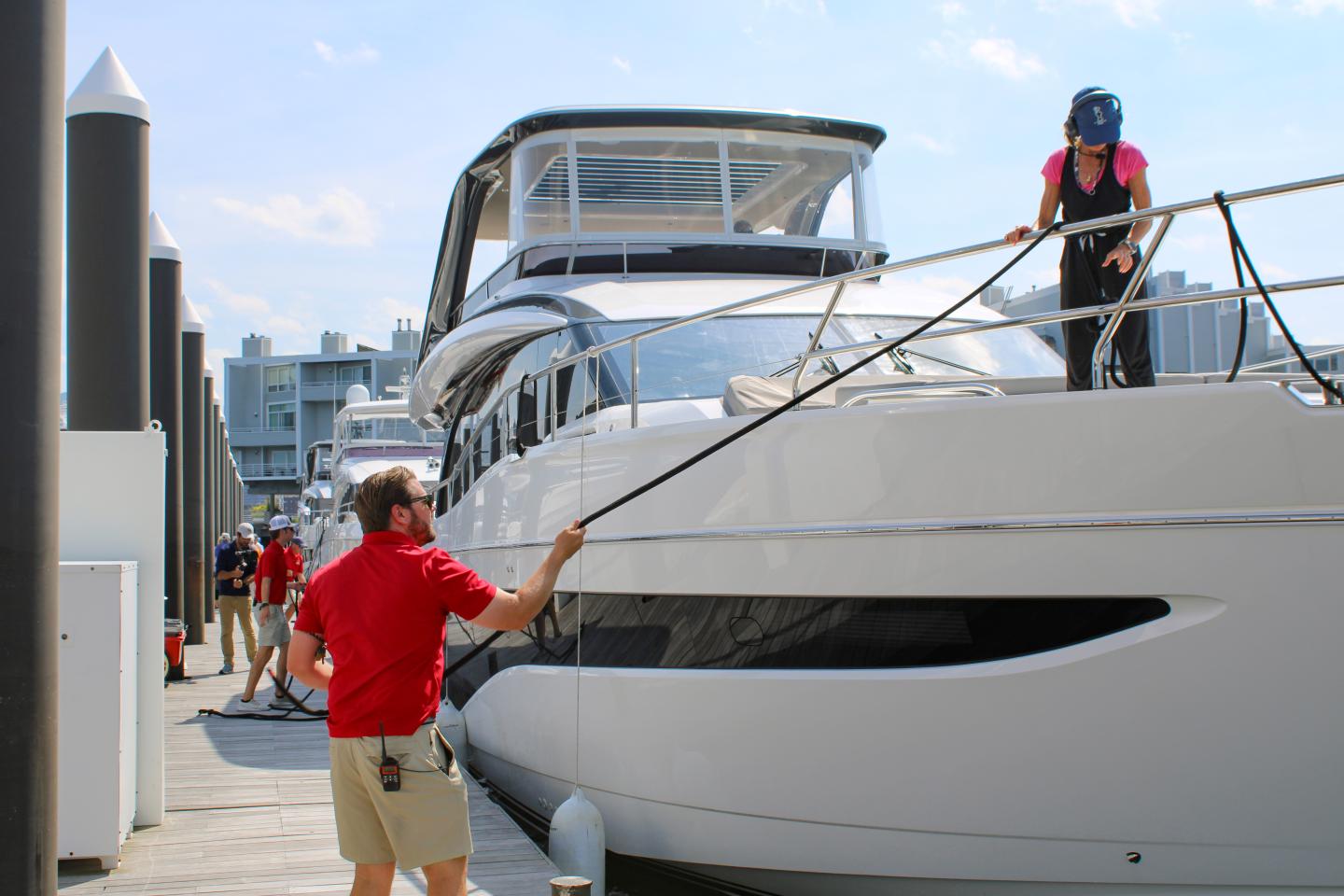 Customer service at Charlestown Marina
